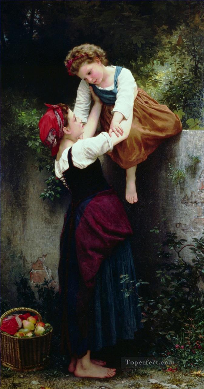 Pequeñas merodeadoras Realismo William Adolphe Bouguereau Pintura al óleo